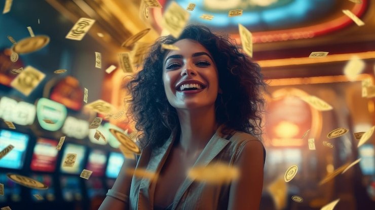 Layar permainan mode demo Dasar Number dengan kredit virtual dan kontrol putar